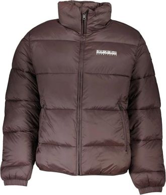 Napapijri Bruine Polyamide Herenjas - Heren - Winterjassen - Bruin - 2XL - Jassen