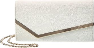 Jimmy Choo London Emmie Lace Clutch