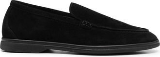 Scarosso suede-finish loafers - women - Suede - 39.5 - Black