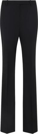 Tom Ford Tailored Straight Pants - Heren - Straight fit broeken - Zwart - W42 - Wol - Broeken