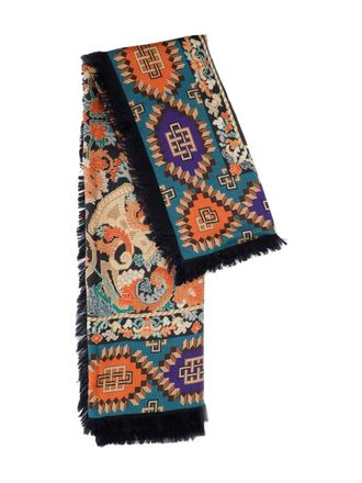 Pierre-Louis Mascia Foulard con stampa - Blu