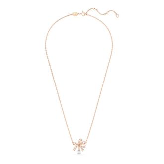 Swarovski Volta Small Bow Necklace - Accessories - Mujer - Rosa - ONE SIZE