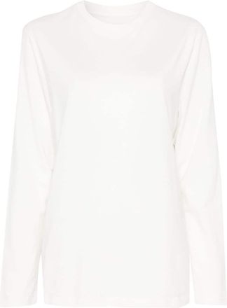 Jil Sander logo-print T-shirt - women - Cotton - M - White