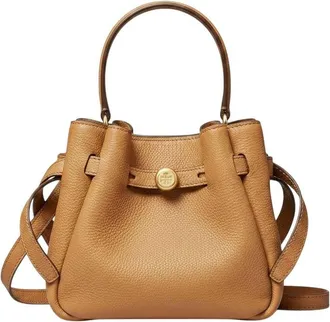 Tory Burch Brown Romy Mini Bucket Bag