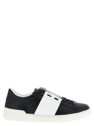 Valentino Garavani Bicolor Calfskin Mens Sneakers