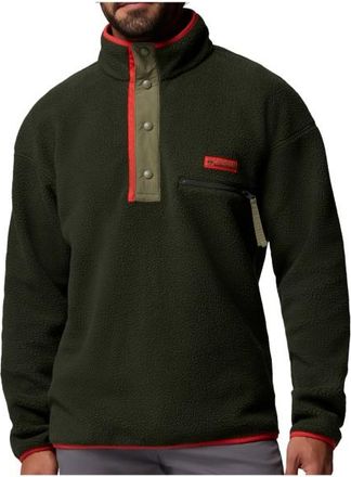 Columbia Helvetia II Half Snap Fleece Fleecepullover f&uuml;r Herren | oliv/schwarz