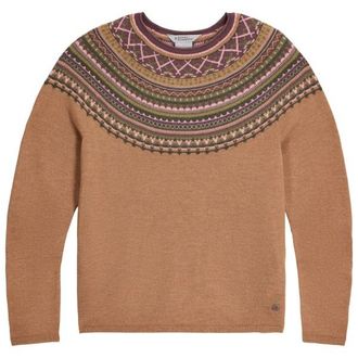 Royal Robbins Westlands Fairisle Crew Merinopullover f&uuml;r Damen | braun
