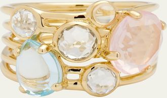 Ippolita 18K Rock Candy Gelato 6-Stone Cluster Ring in Sorbet, Size 7