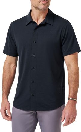 Travis Mathew The Heather Polo in Black at Nordstrom, Size Xx-Large