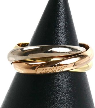 Cartier Yellow Gold (18K) Pink Gold (18K) White Gold (18K) Band Ring (Pre-Owned)