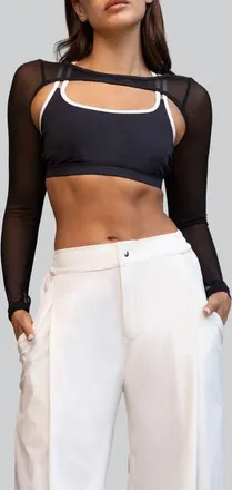 Heroine Sport Sheer Shrug in Black at Nordstrom, Size X-Large