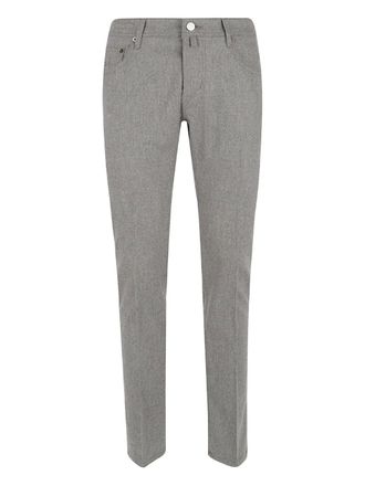 Jacob Cohen pleated trousers - men - Virgin Wool/Elastane - 36 - Grey