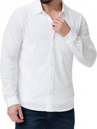 Paige Cosgrove Button Up Shirt In White