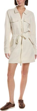 Grey State Front Zip Shirtdress