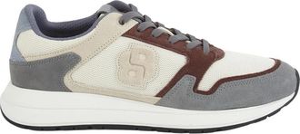 HUGO BOSS Vinston Sneaker - Heren - Sneakers - Bruin - 42 EU - Leer - Schoenen