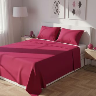 KASANOVA Parure letto matrimoniale rosso Young