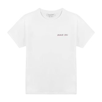 Maison Labiche T-shirt Grand Cru - Heren - Tops - Wit - Maat: S Katoen