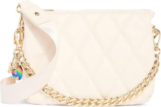 Madden Girl Modular Diamond Quilted Crossbody Bag in Cream at Nordstrom Rack
