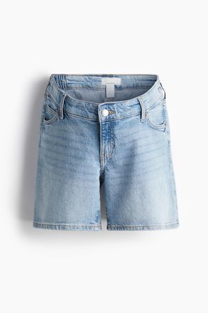 H&M MAMA Before & After Denimshorts - Helles Denimblau