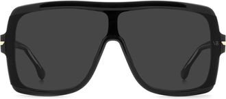 Victoria Beckham Sunglasses Vb 7003/S 807 Ir Black/Dark Gray Women