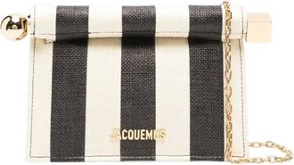 Jacquemus BlackWhite Rond Carre Clutch