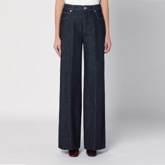 Bottega Veneta Indigo-coloured palazzo jeans