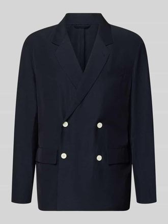 Emporio Armani Sakko aus Viskose-Mix mit Pattentaschen in Marine, Gr&ouml;&szlig;e 48