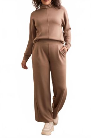Tribal Front Pockets Pull On Pants In Fossil