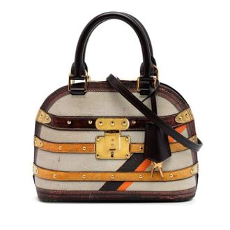 Louis Vuitton Pre-owned Time Trunk Alma BB - Dames - Pre-owned - Beige - Maat: ONE Size