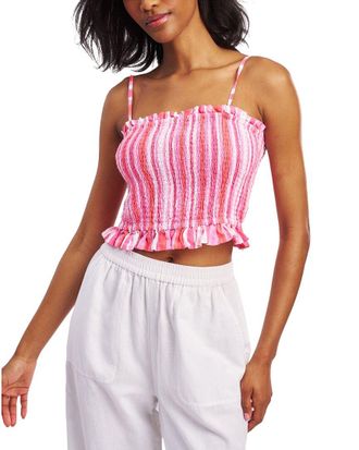 Roller Rabbit Painted Stripe Hali Linen Top
