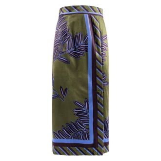 Nenette Gigi Midi Skirt - - Skirts - Donna - Verde - M