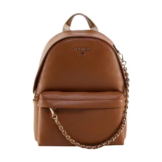 Michael Kors Backpacks, female, Brown, Size: ONE SIZE Slater Leather Backpack