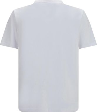 Off-white Mens Small Bookish T-Shirt White Cotton T-Shirts And Polos