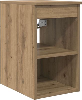 vidaXL Gabinete De Ba&ntilde;o Intermedio Roble Artisan 30 X 44,5 X 50 Cm Vidaxl