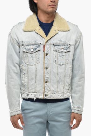 Dsquared2 DESTROYED JEAN JACKET Dsquared2