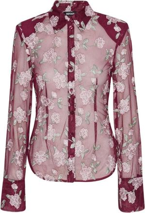 Rotate Rotate Birger Christensen, Donna, Camicette, Rosso, M, new