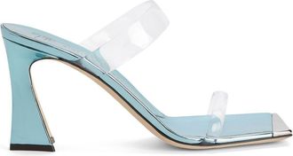Giuseppe Zanotti 85mm Flaminia sandals - women - PVC - 35.5 - Blue