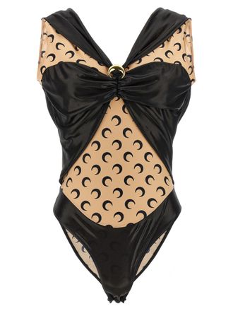 Marine Serre Womens Logo Bodysuit