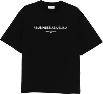 Off-white T-shirt con stampa - Nero