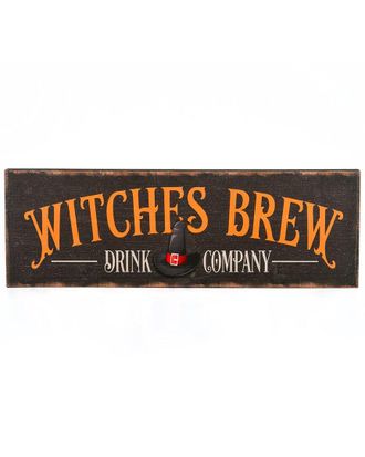 National Tree Company 24 Halloween Witches Brew Wood Wall Sign