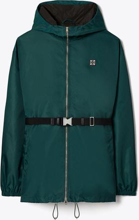 Tory Burch Womens Nylon Zip Anorak, size XL