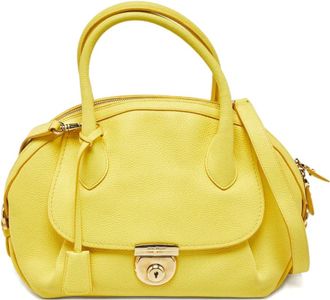 Ferragamo Fiamma medium shopper - Geel
