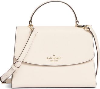 Kate Spade New York darcy top handle satchel in Parchment. at Nordstrom Rack