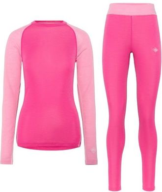 Kari Traa Kaia Set Merinounterw&auml;sche f&uuml;r Damen | rosa