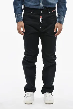 Dsquared2 MAGLIANO Jeans PROTESTA 642 a Gamba Dritta e Lavaggio Scuro 21cm Dsquared2