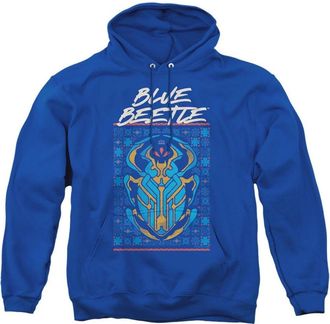 Gildan Blue Beetle (2023) Stylized Scarab Adult Pull Over Hoodie / Hooded Sweatshirt