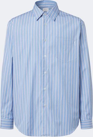 Saint Laurent Camicia in popeline di cotone a righe