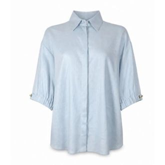 Herno Shirts, female, Blue, Size: M Herno Shirts