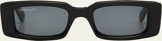 Off-white Arthur Acetate Rectangle Sunglasses