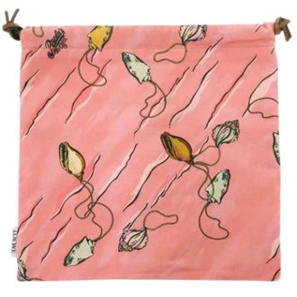 Loewe Pre-owned Katoenen Pouch - Dames - Pre-owned - Roze - Maat: ONE Size Katoen